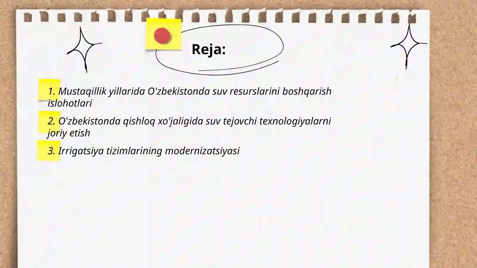 Irrigatsiya sohasida islohotlar 2