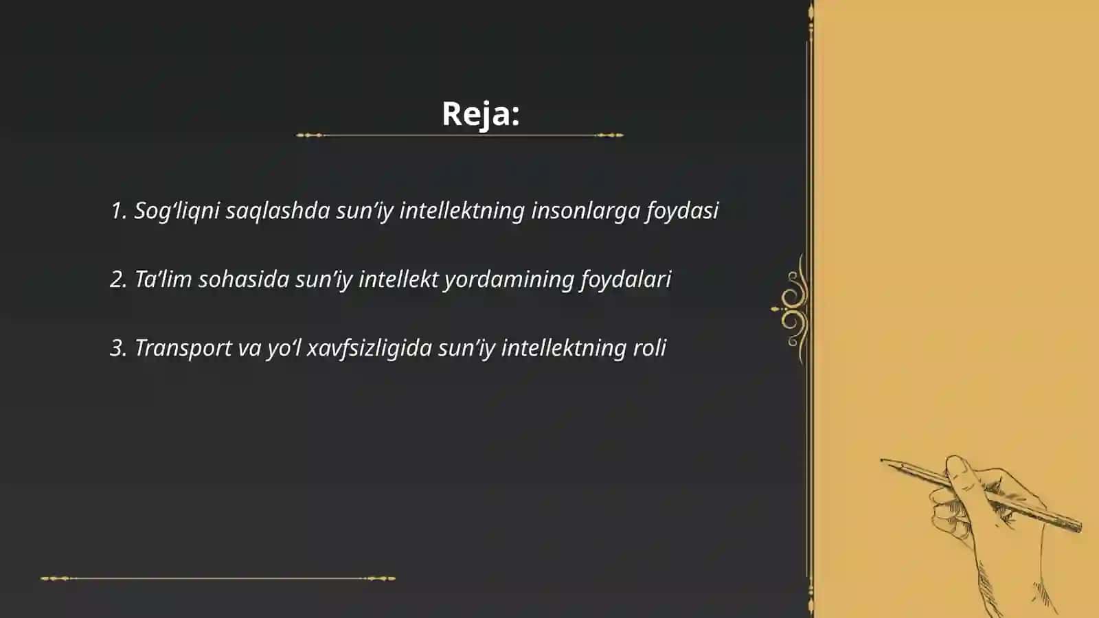 Sun'iy intellektning insonlarga foydasi 2