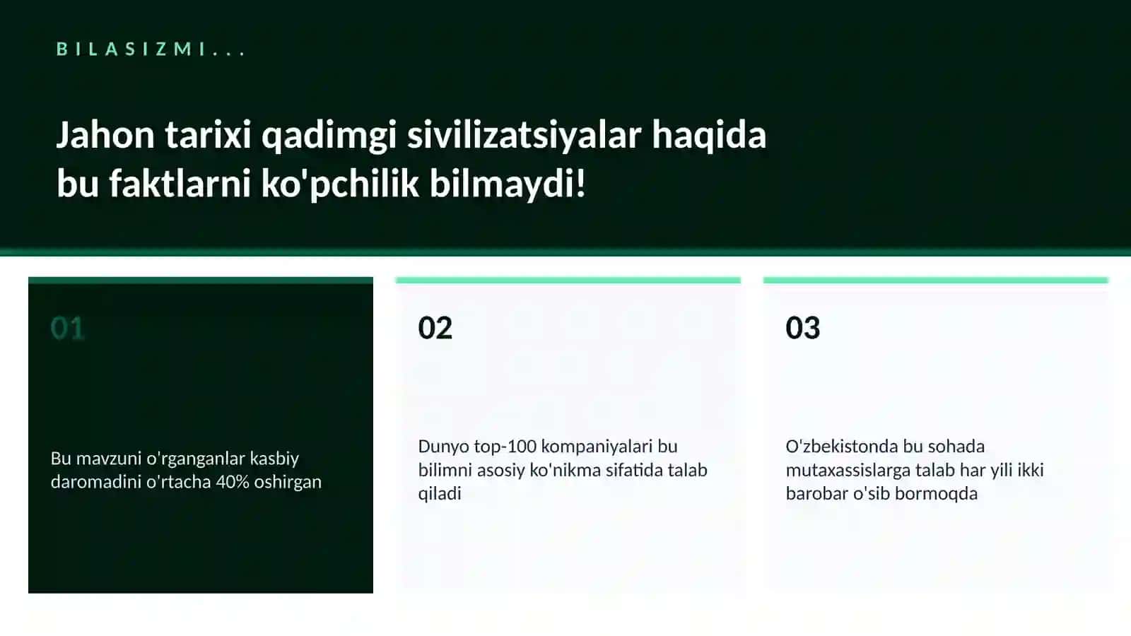 Jahon tarixi qadimgi sivilizatsiyalar 2