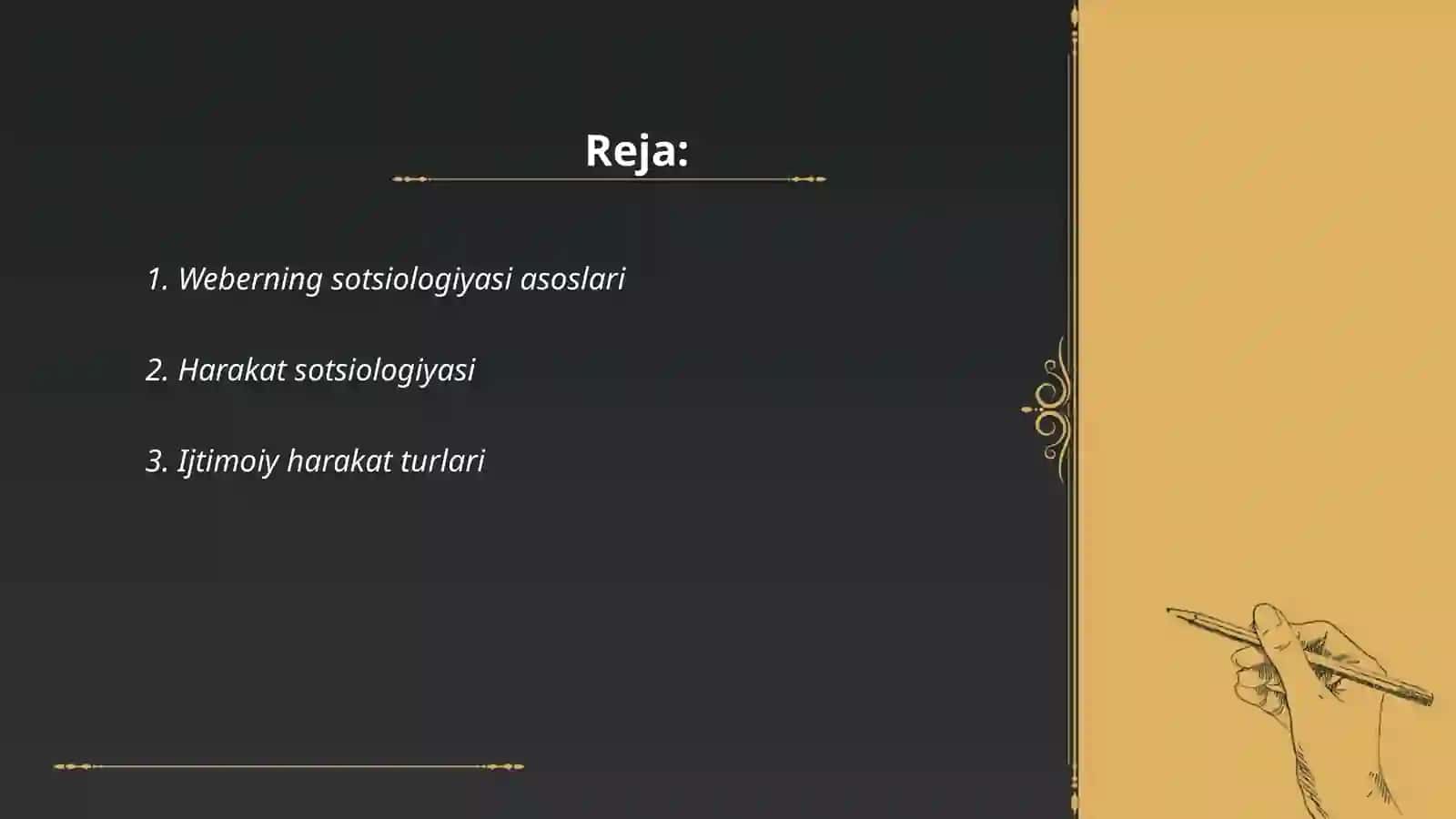 Maks Veber sotsiologiyasi 2