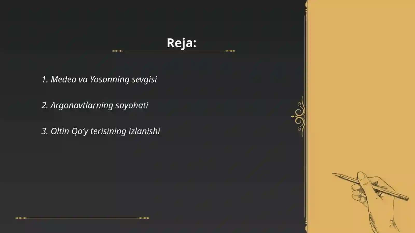 Medea va Yosonning sevgisi 2