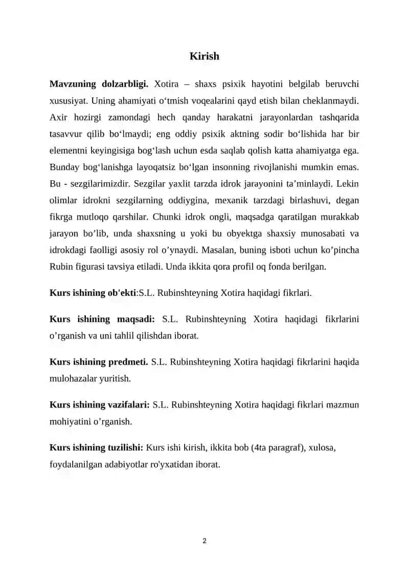 Xotira turlari 2