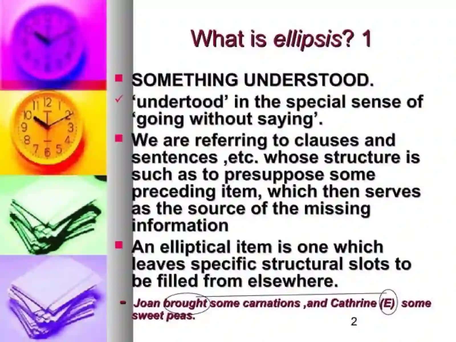 Types of Ellipsis 2