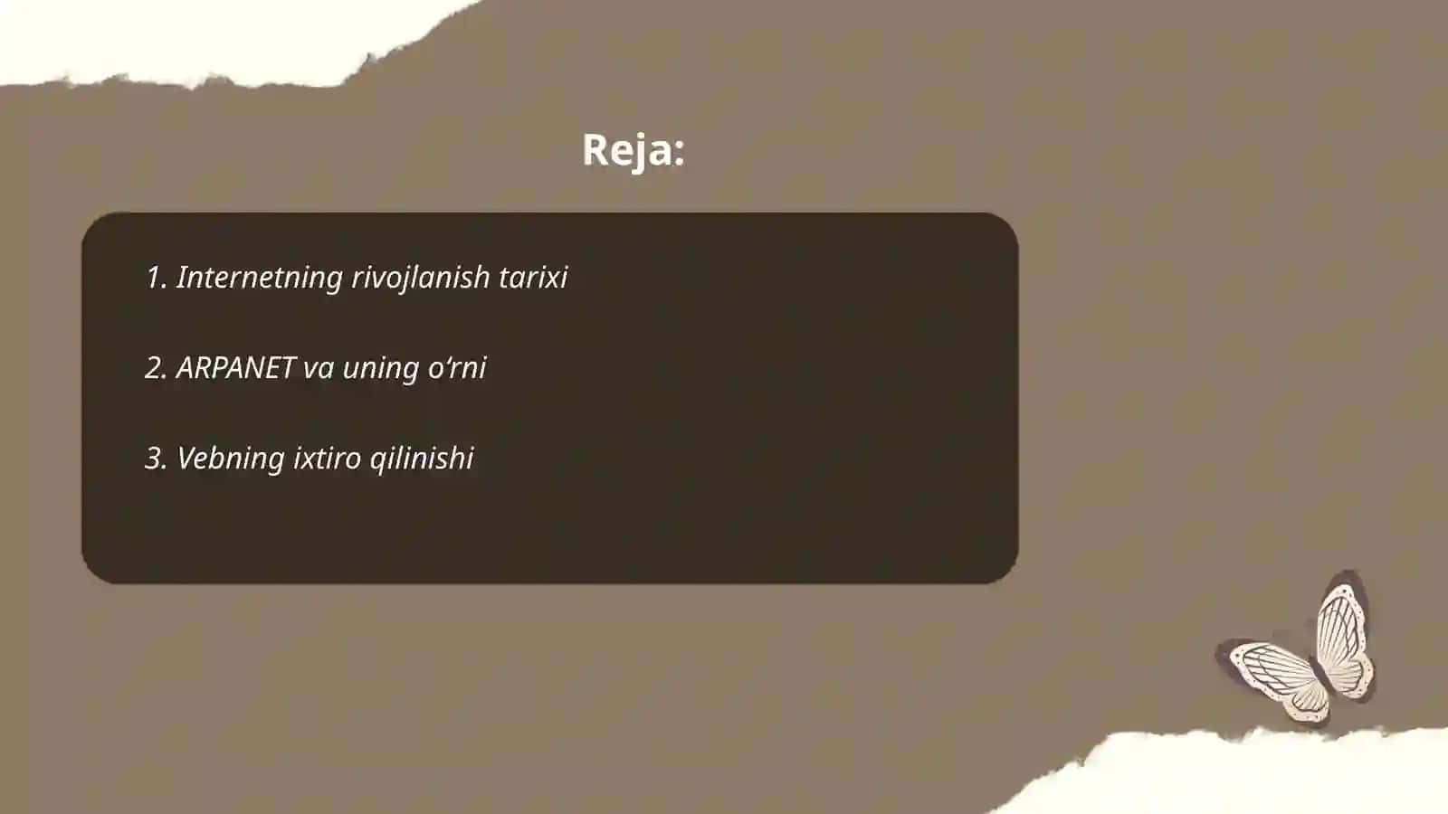 Internetning rivojlanish tarixi 2