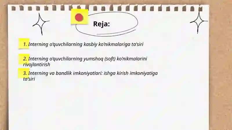 Interning o'quvchilarga ta'siri 2