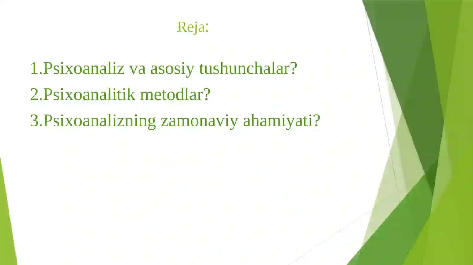 Psixoanaliz 2