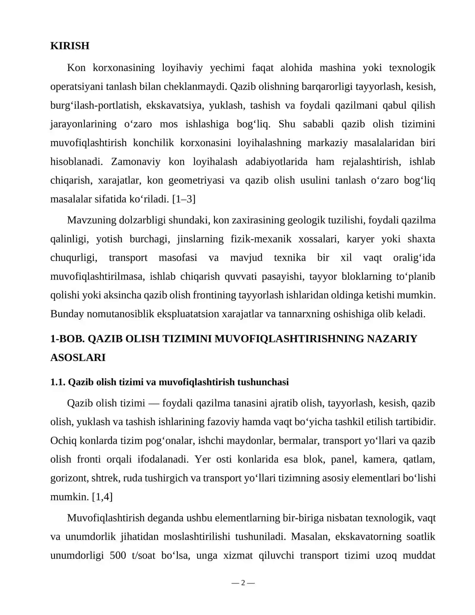 QAZIB OLISH TIZIMINI MUVOFIQLASHTIRISH 2