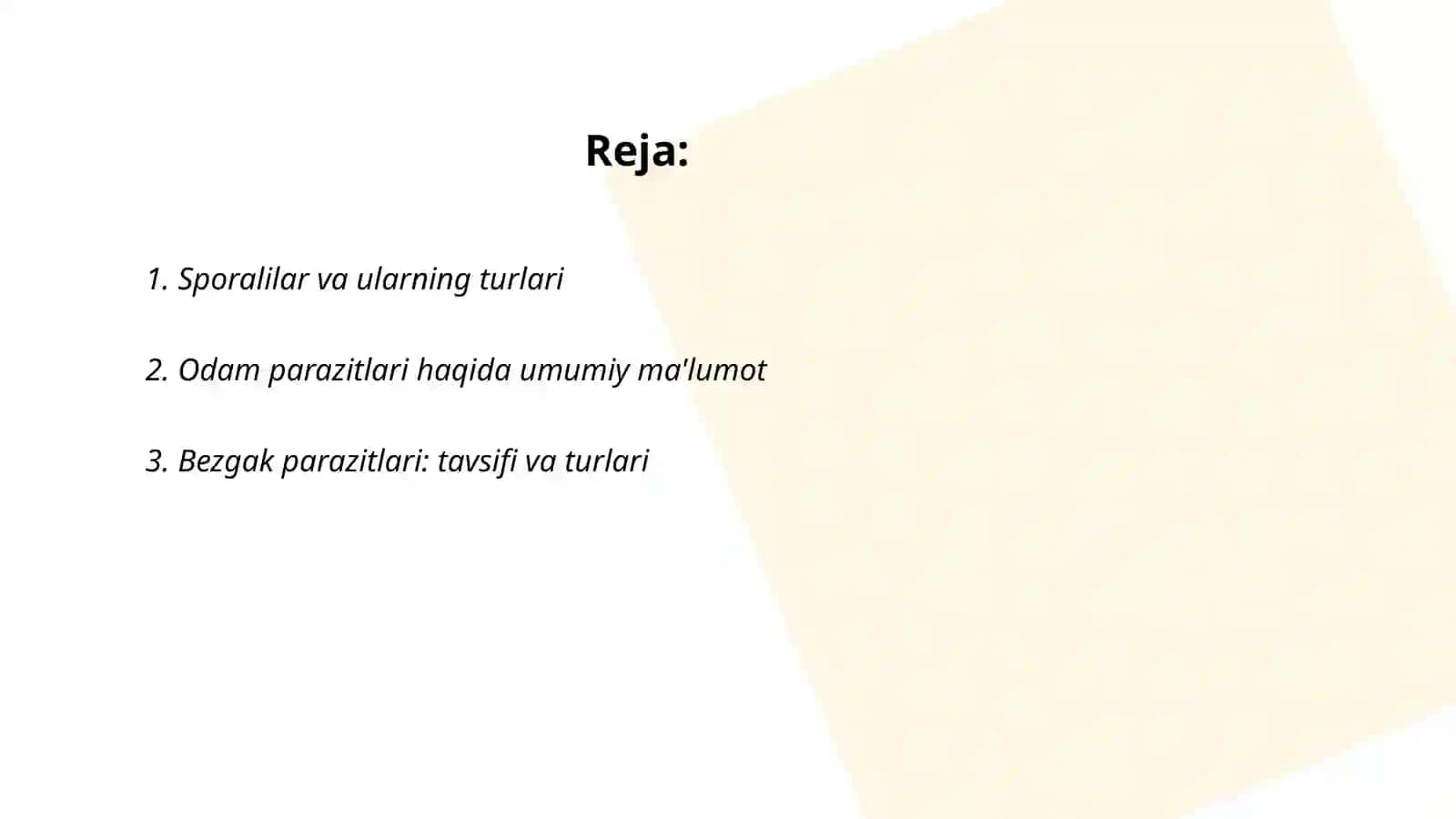 Sporalilar va ularning turlari 2