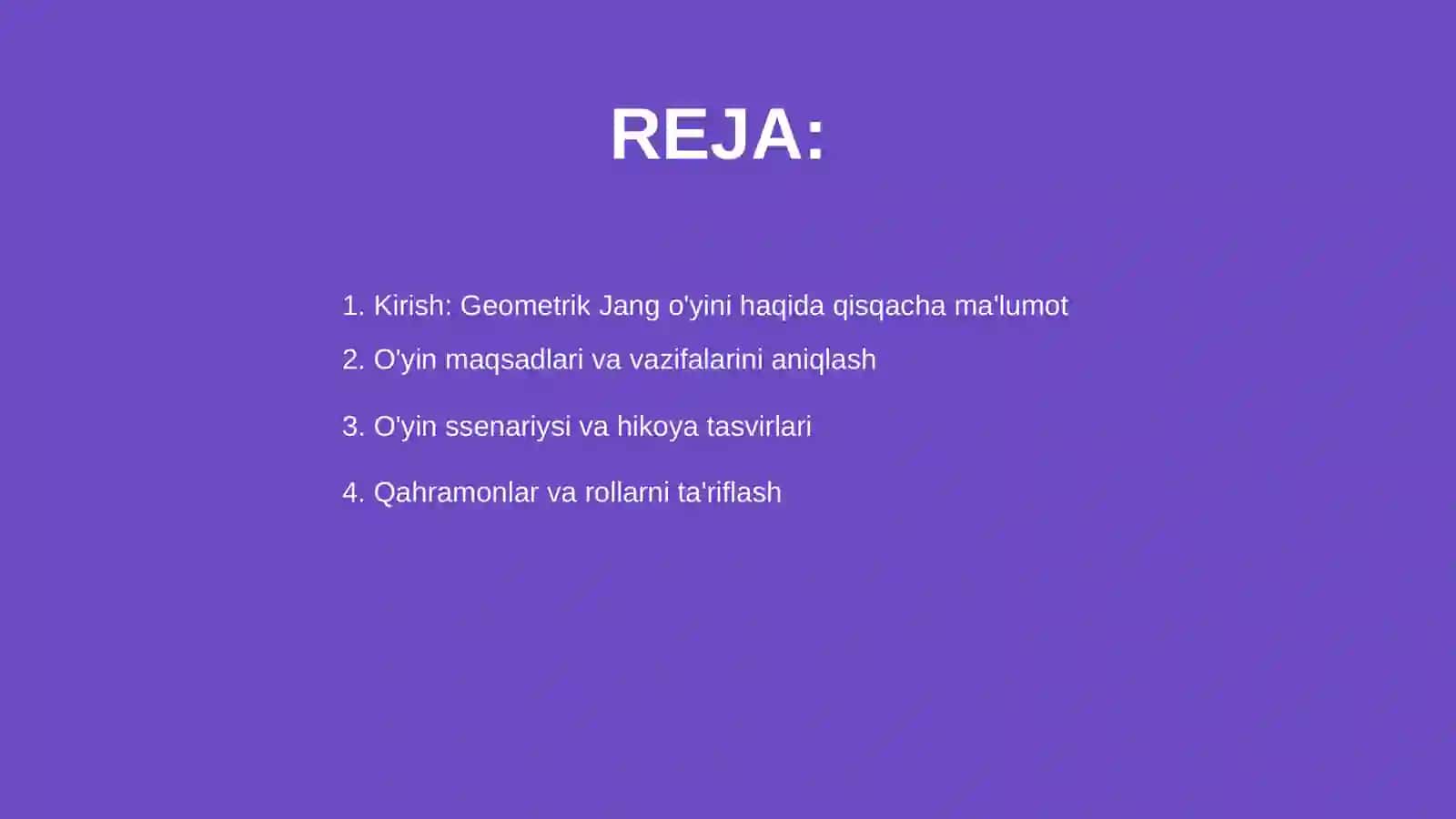 Geometrik Jang o'yini 2