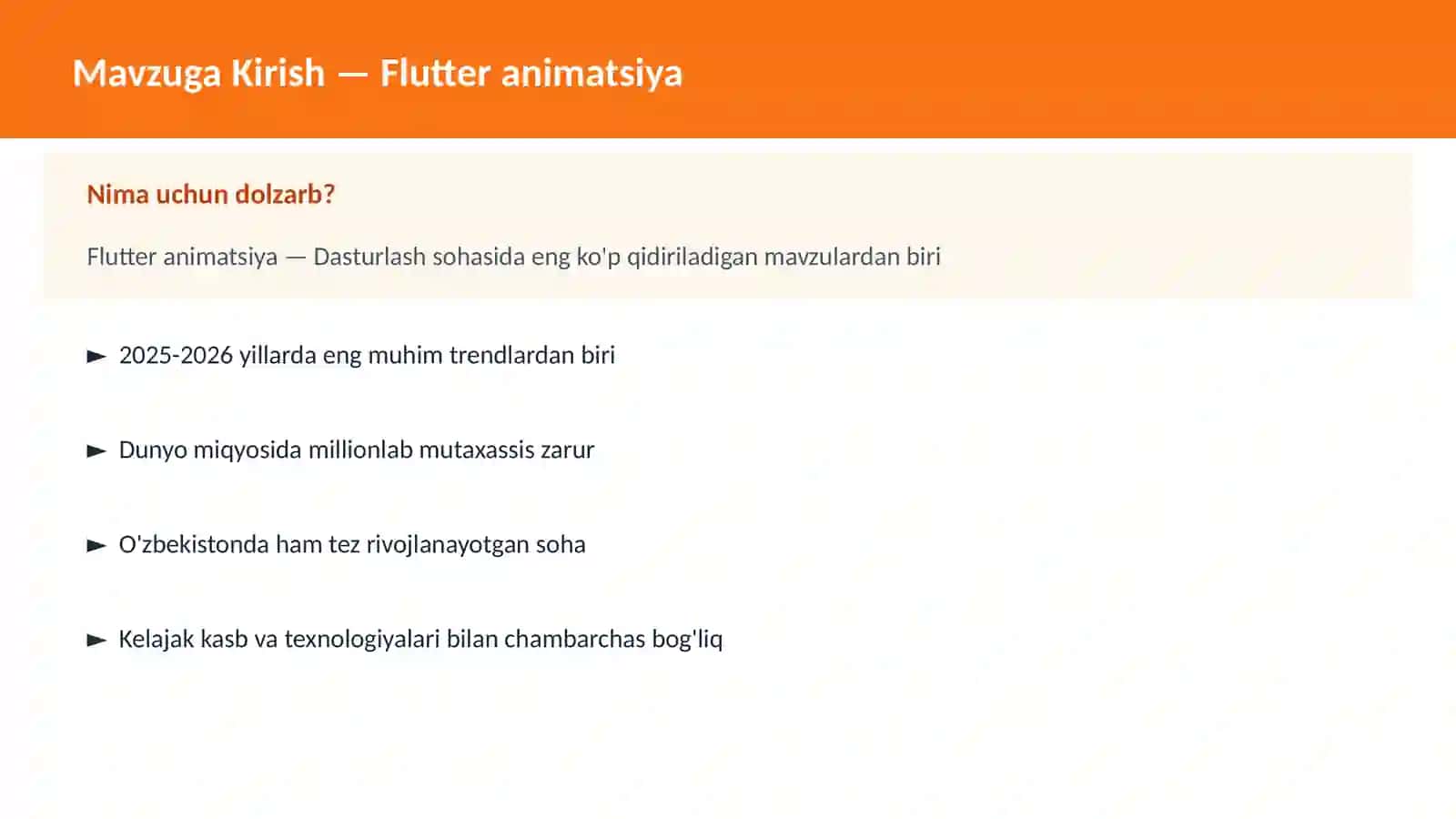 Flutter animatsiya 2