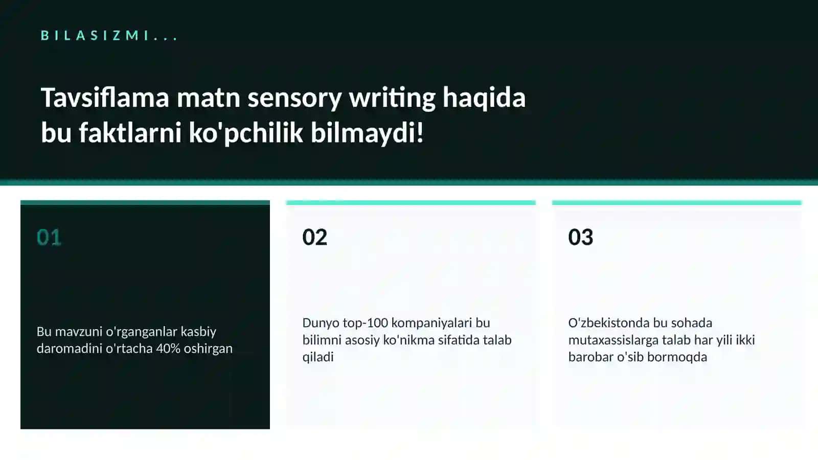 Tavsiflama matn sensory writing 2