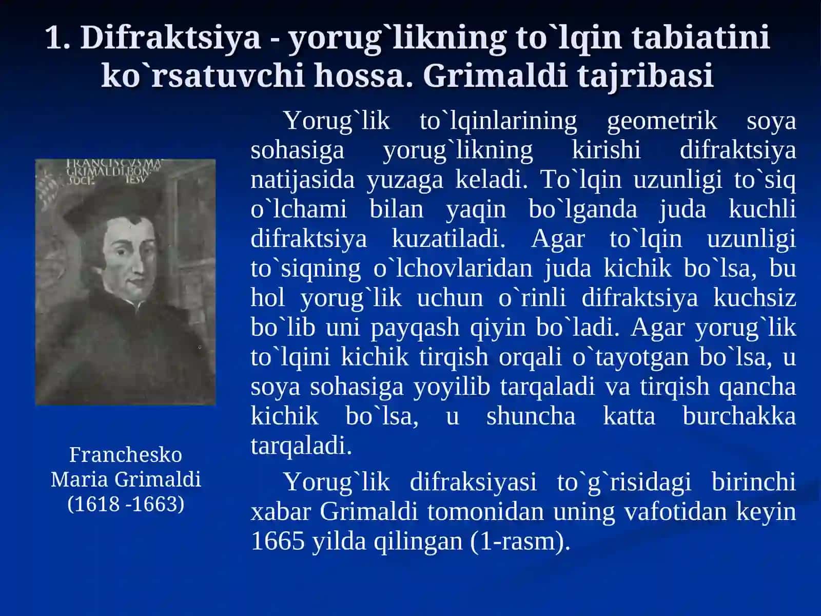 Yorug`likning diffractionas 2