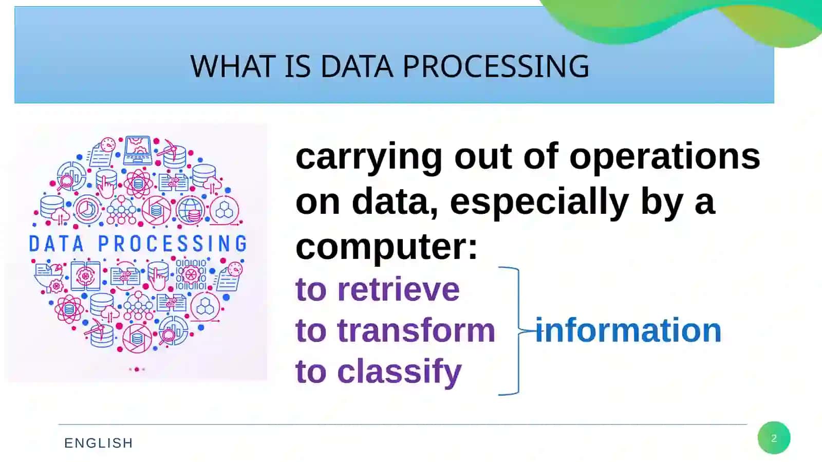 DATA PROCESSING 2