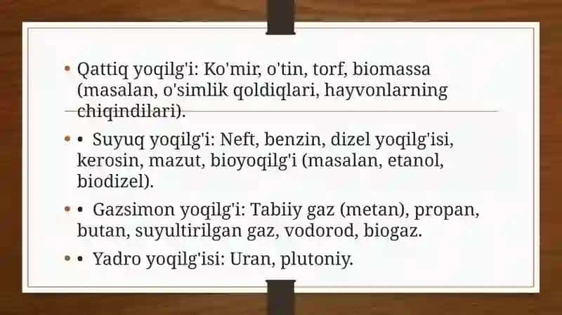 Yoqilg’i 2