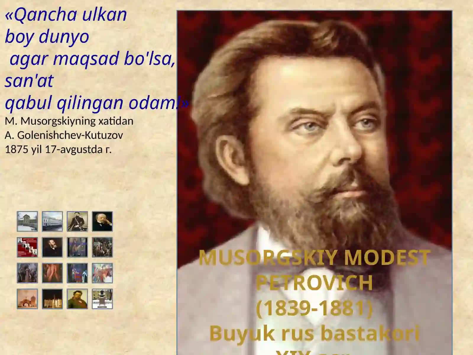 MUSORGSKIY MODEST PETROVICH 2