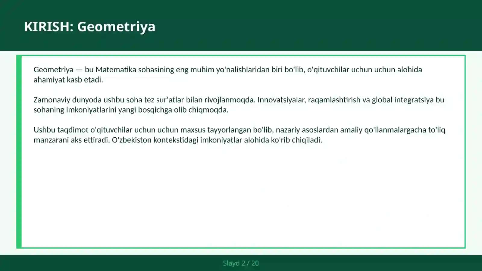 GEOMETRIYA 2