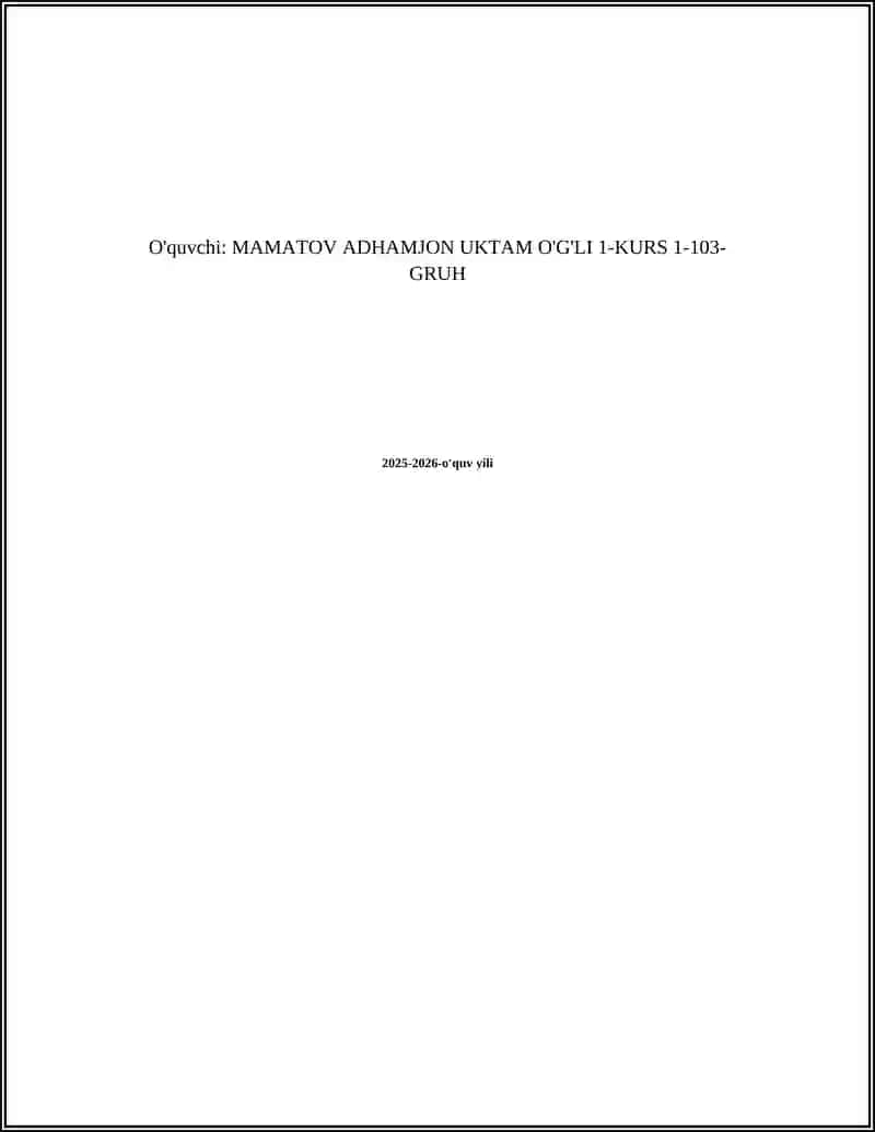 DASTURLASH ASOSLAR 2