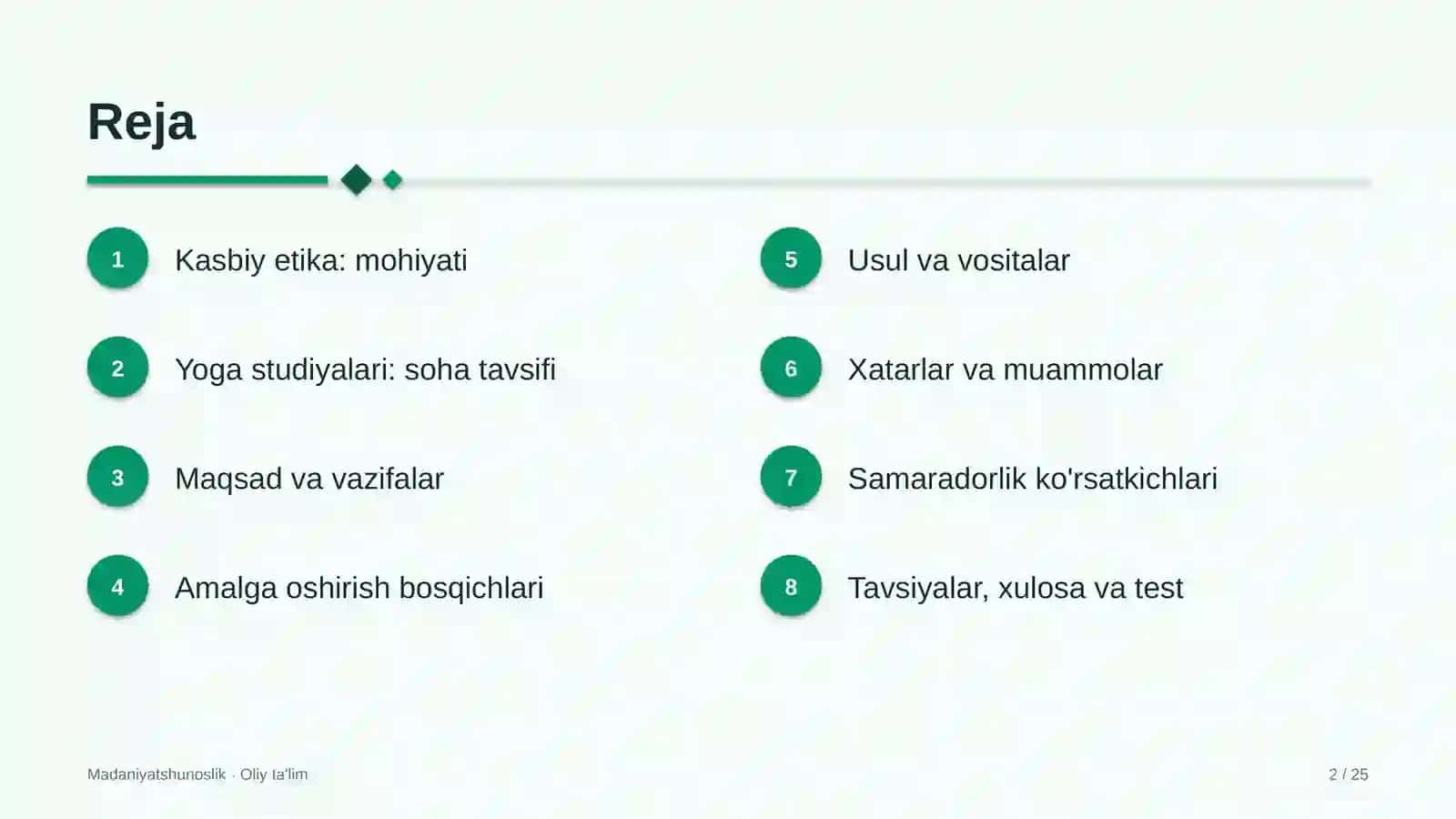 Yoga studiyalarida kasbiy etika 2