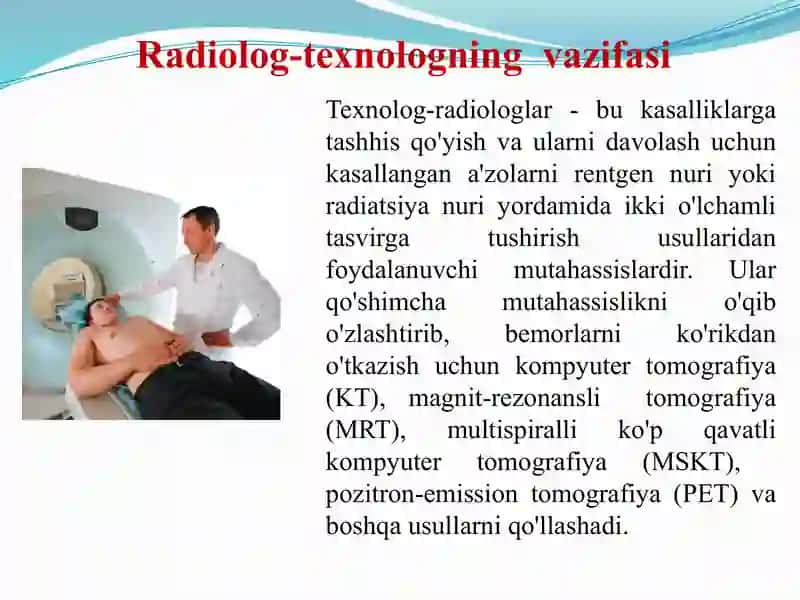 Radiologiya va Nuklear Tibbiyot 2