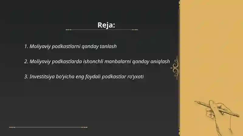 Moliyaviy podkastlar 2