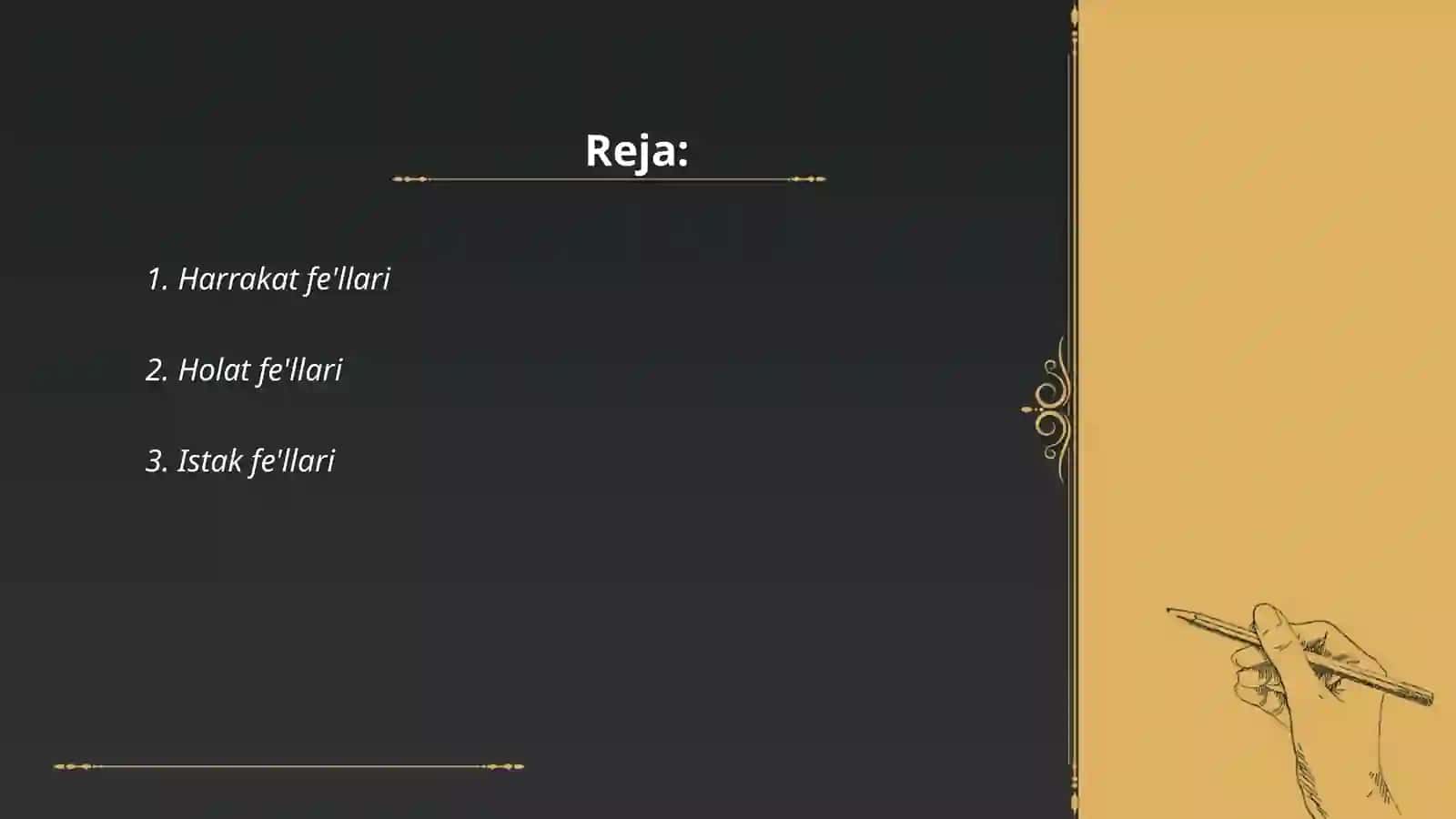 Fe‘lning Vazifa Shakllari 2
