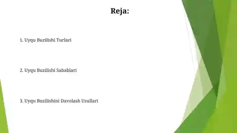 Uyqu buzilishi 2