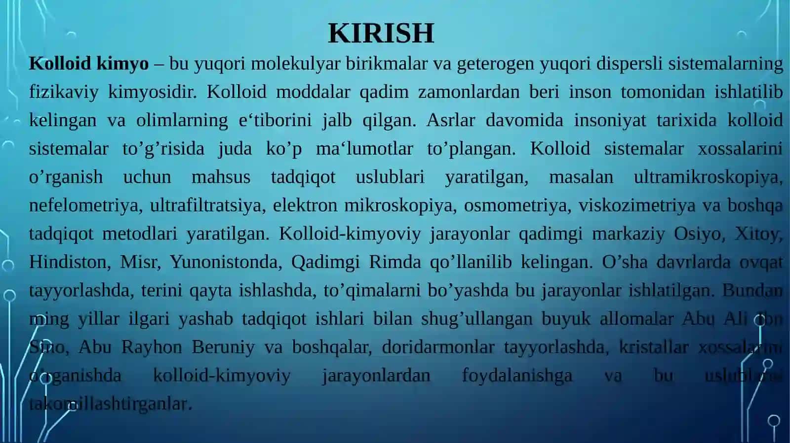 Kolloid eritmalar 2