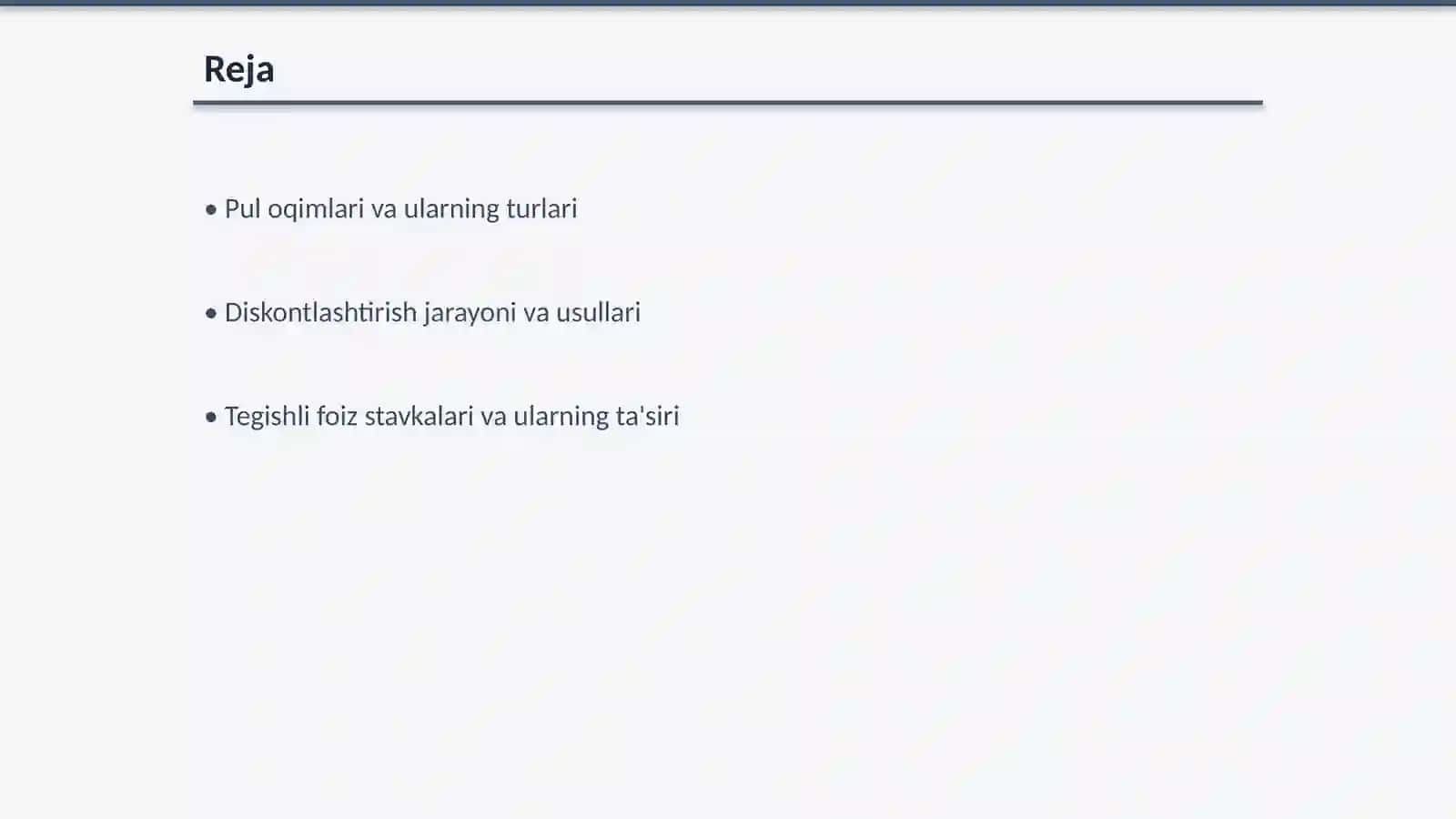 Pul oqimlarini diskontlashtirish asoslari 2