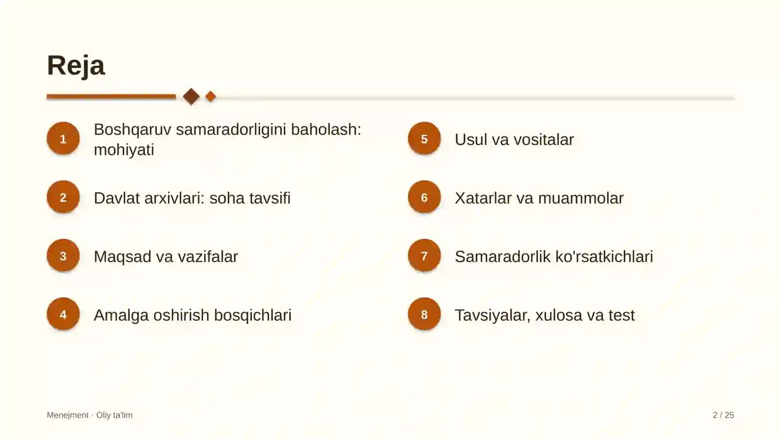 davlat arxivlarida boshqaruv samaradorligini baholash 5586 2
