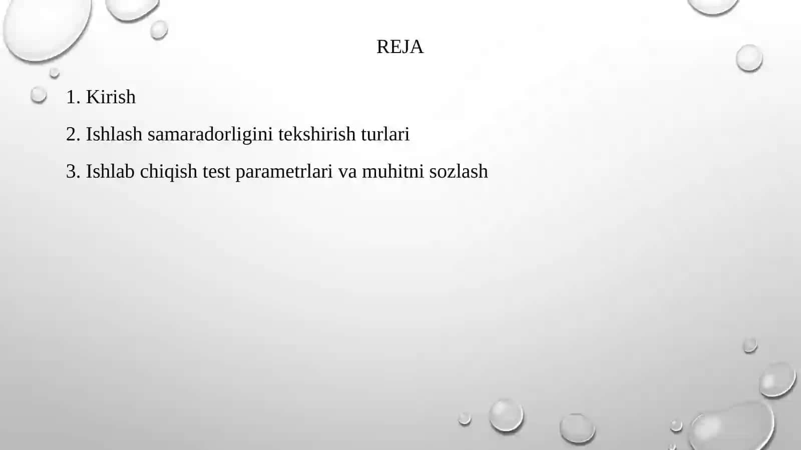 Ishlash samaradorligini testlash (performance testing) 2