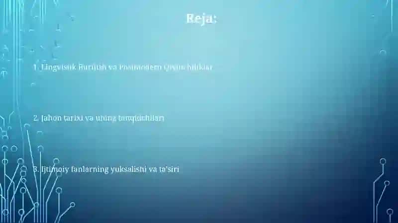 Sivilizatsiya tarixini o'rganish 2
