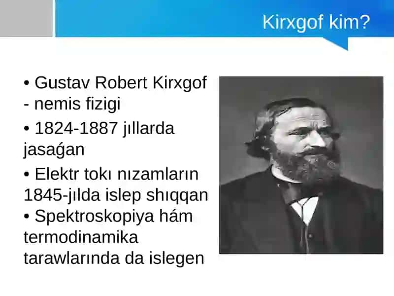 Kirxgof nızamları 2
