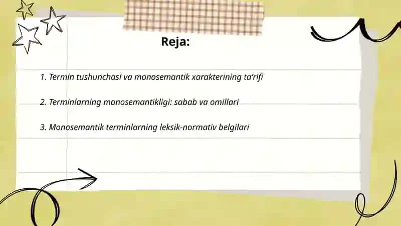 Terminlarning monosemantik xarakteri 2