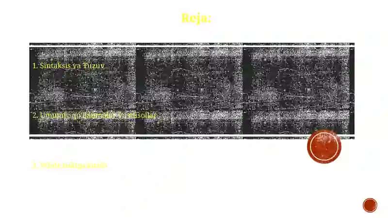 While takrorlash operatori 2