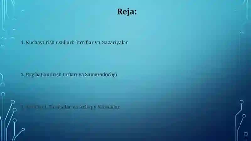 Rag'batlantirish usullari 2