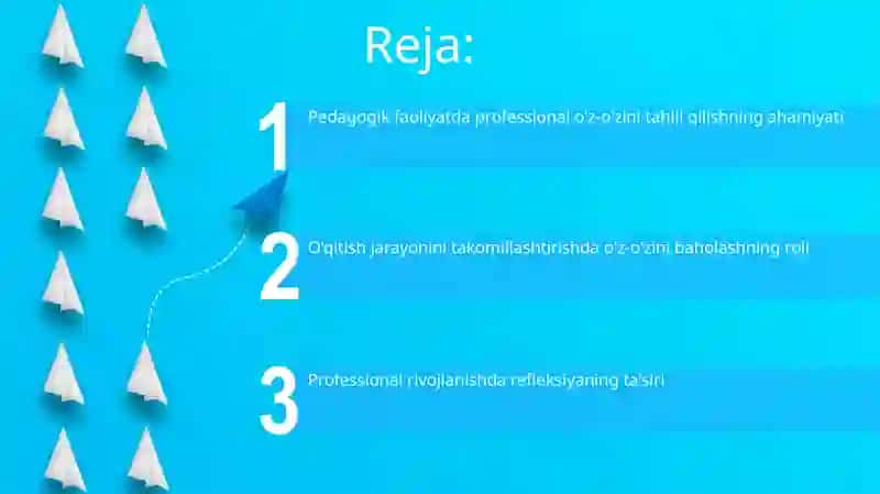 Pedagogik faoliyatda kasbiy refleksiya 2