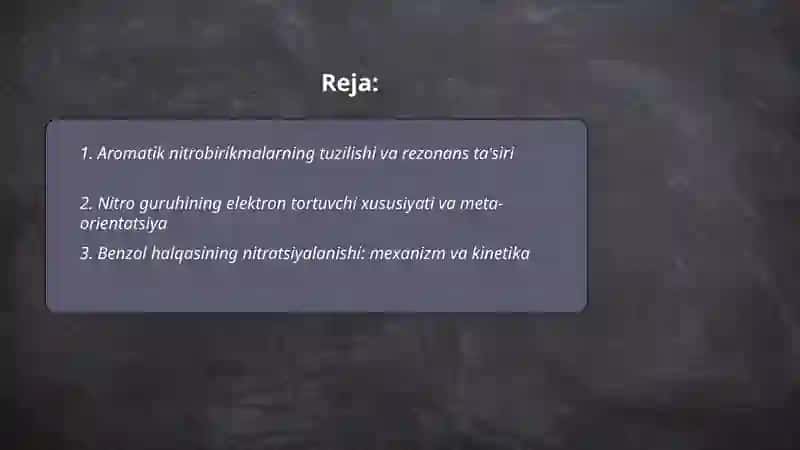 Aromatik nitrobirikmalar 2