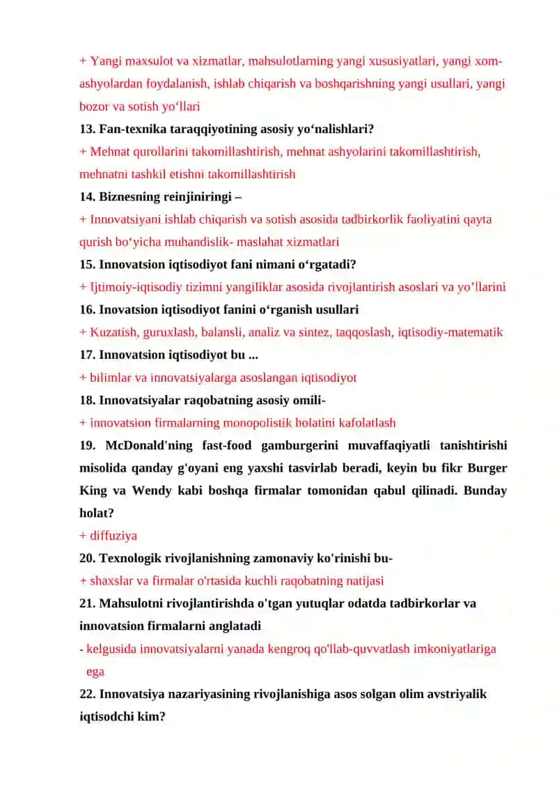 Innovatsion Iqtisodiyot 2