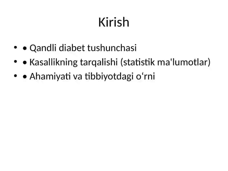 Qandli Diabet 2