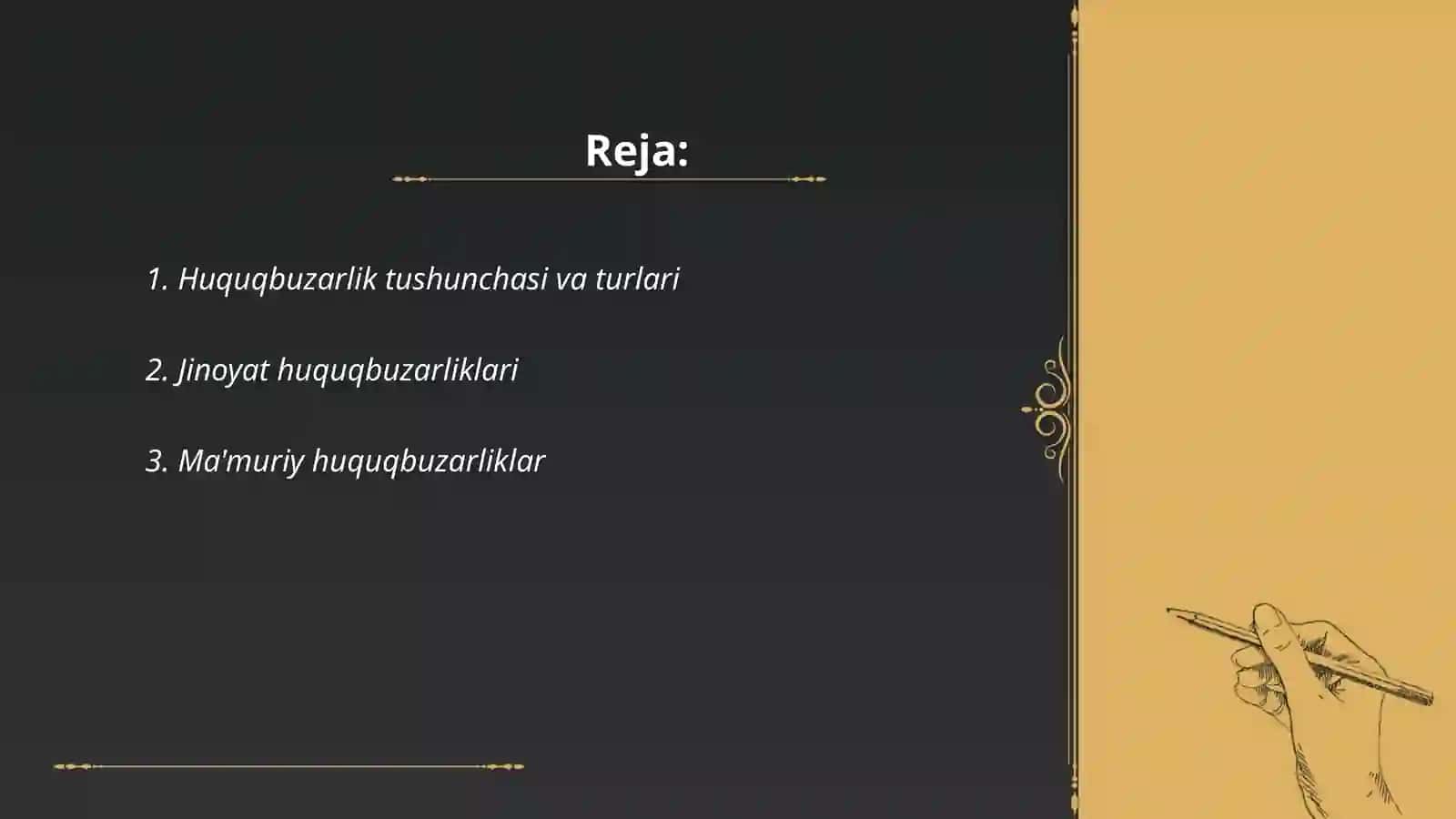 Huquqbuzarlik 2