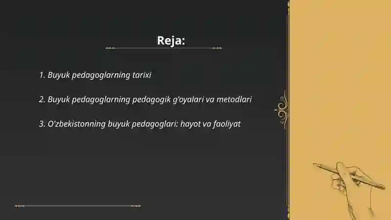 Buyuk pedagoglarning tarixi 2