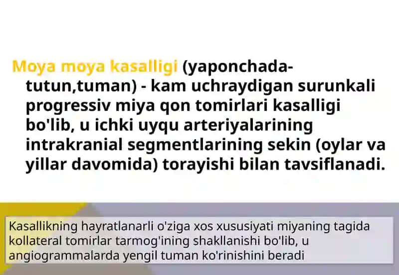 "Moyamoya"kasalligi 2