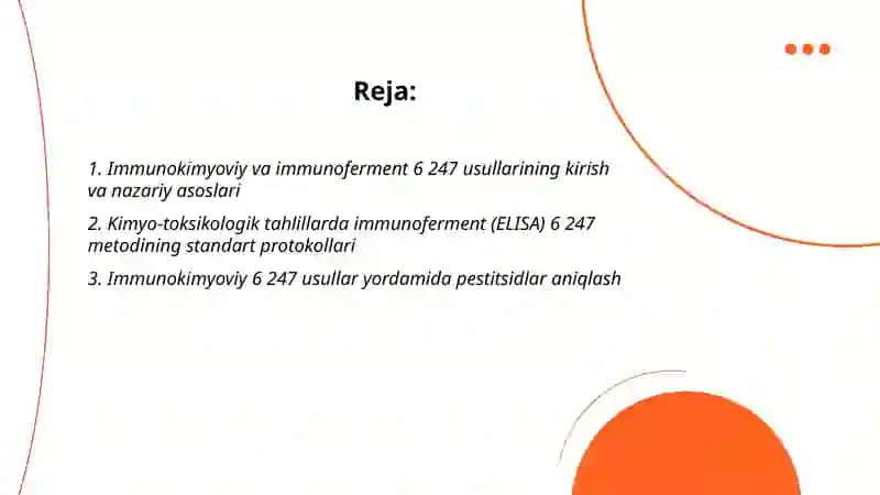 Kimyo-toksikologik tahlillarda immunokimyoviy va immunoferment 6 247 tahlil usullarini qo'llash 2