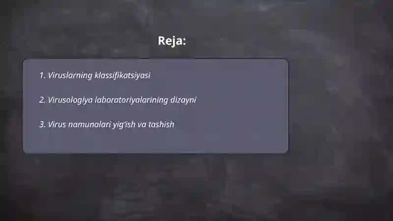Virusologiya laboratoriyalari 2