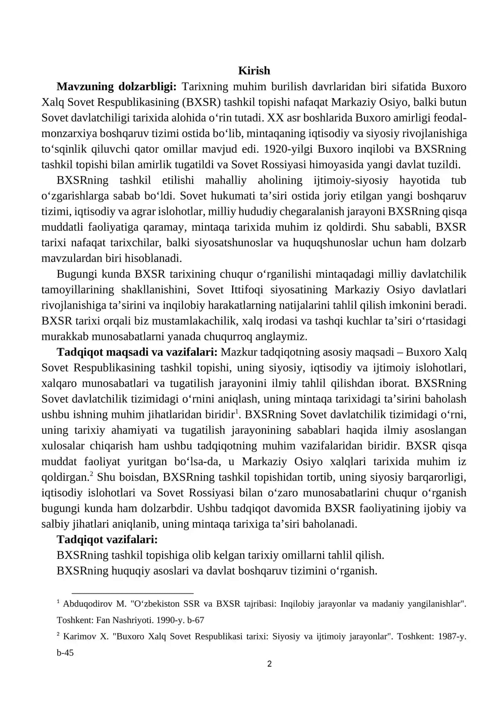 Buxoro Xalq Sovet Respublikasining tuzilishi 2