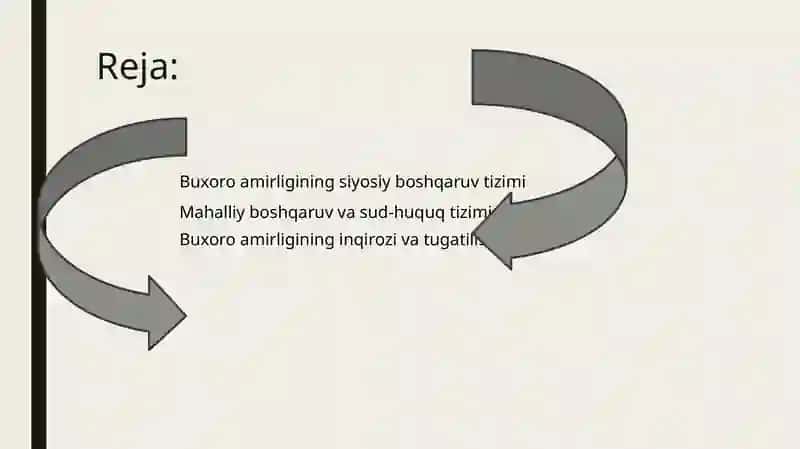 Buxoro amirligining siyosiy tuzumi 2