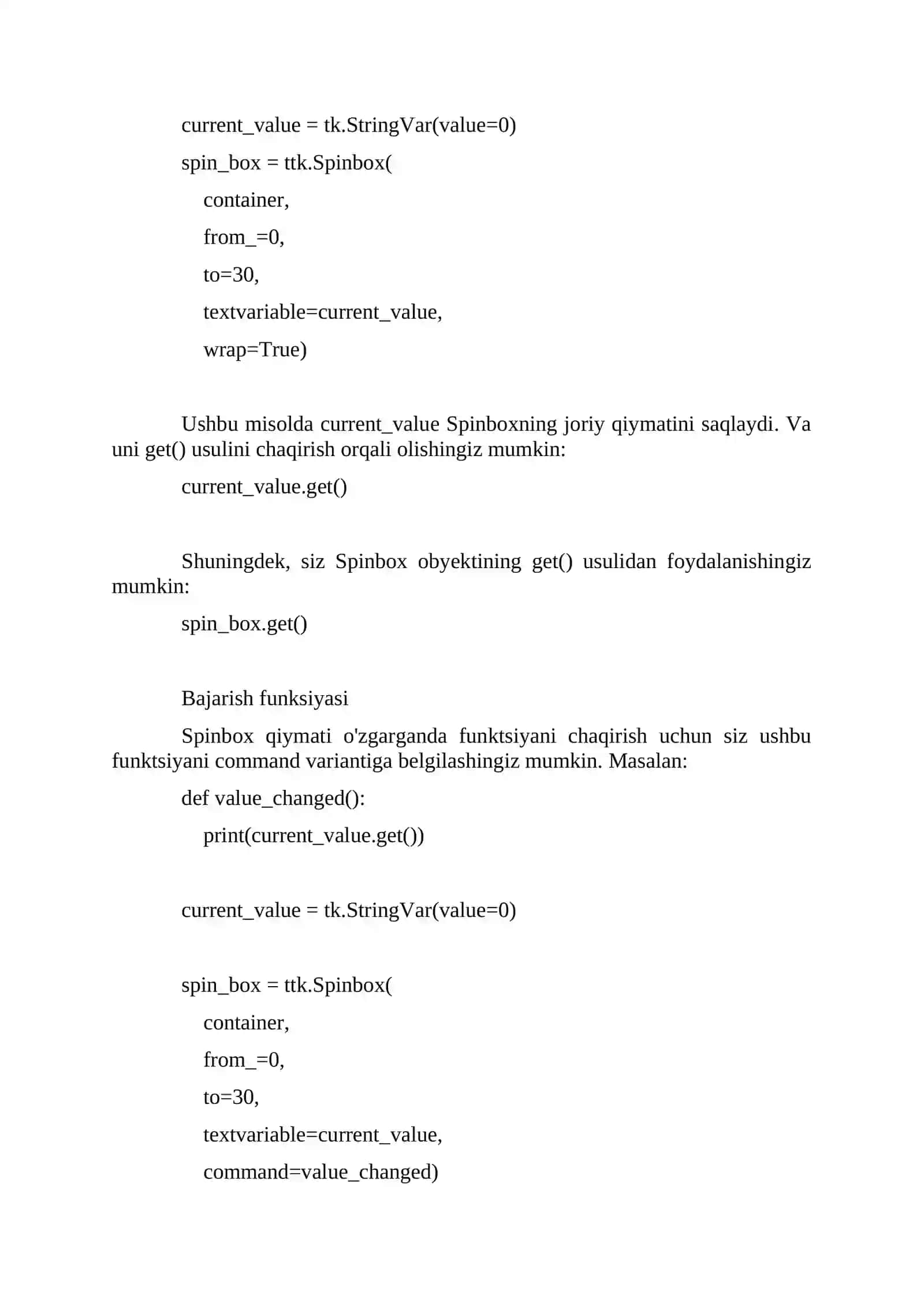 Tkinter Spinbox 2