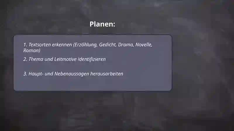 Einen litteralische Text verstehen 2