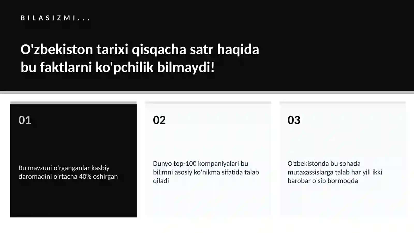 O'zbekiston tarixi qisqacha satr 2