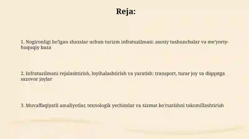 Turizm infratuzilmasi 2